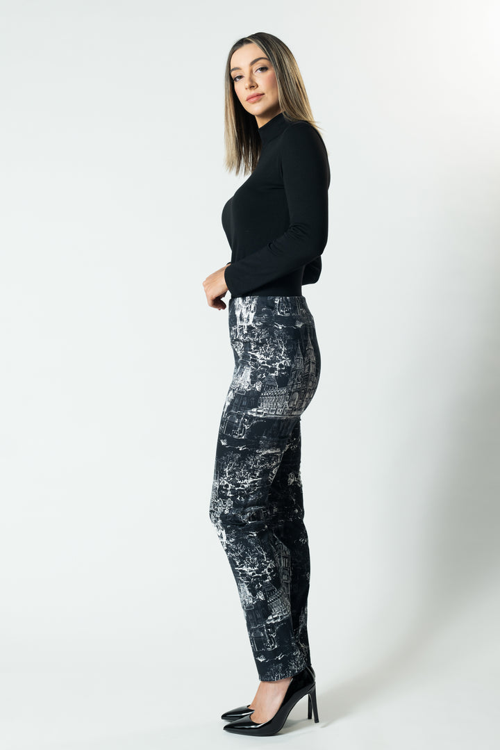 CITYSCAPE Straight Leg Suit Pant