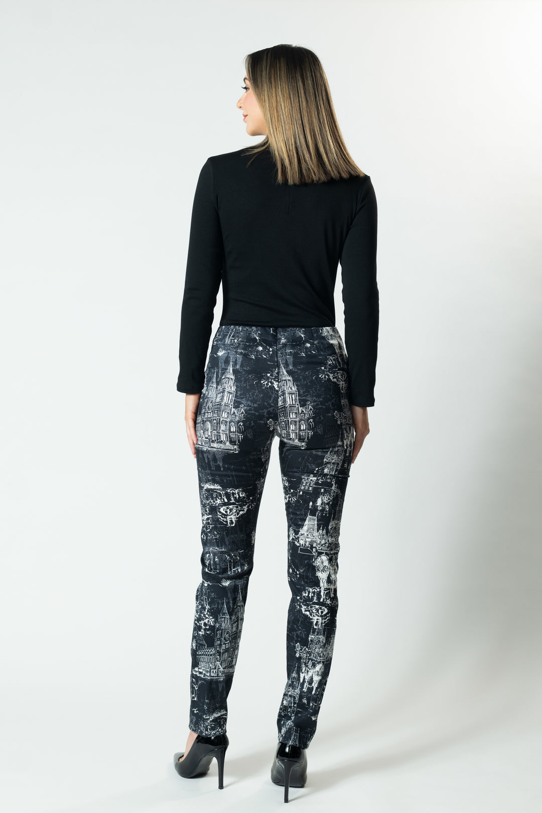 CITYSCAPE Straight Leg Suit Pant