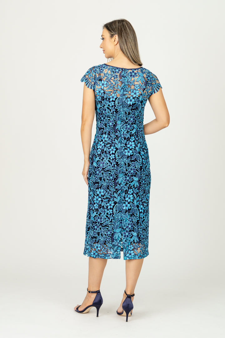 CORFU Cap Sleeve Midi Dress