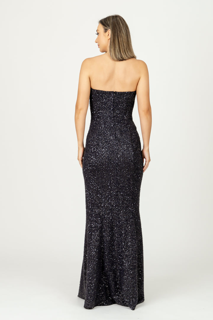 GODDESS Strapless Gown
