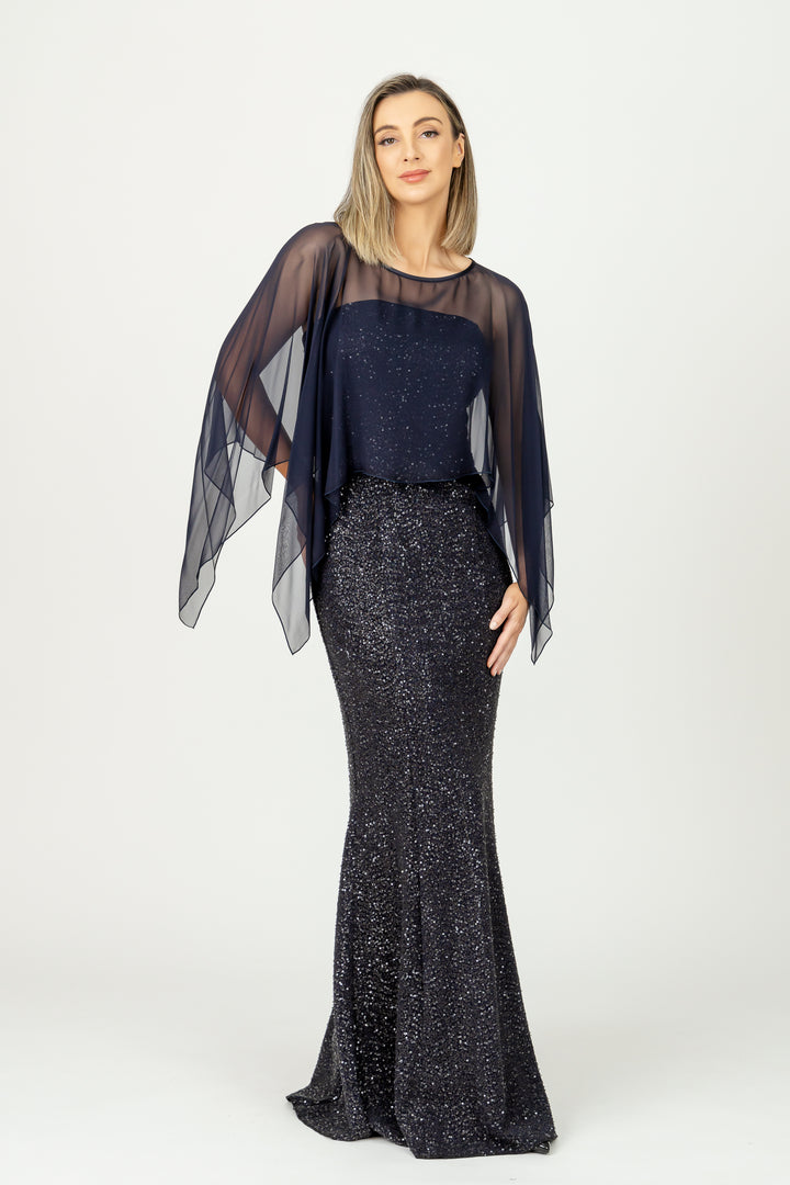 GODDESS Strapless Gown