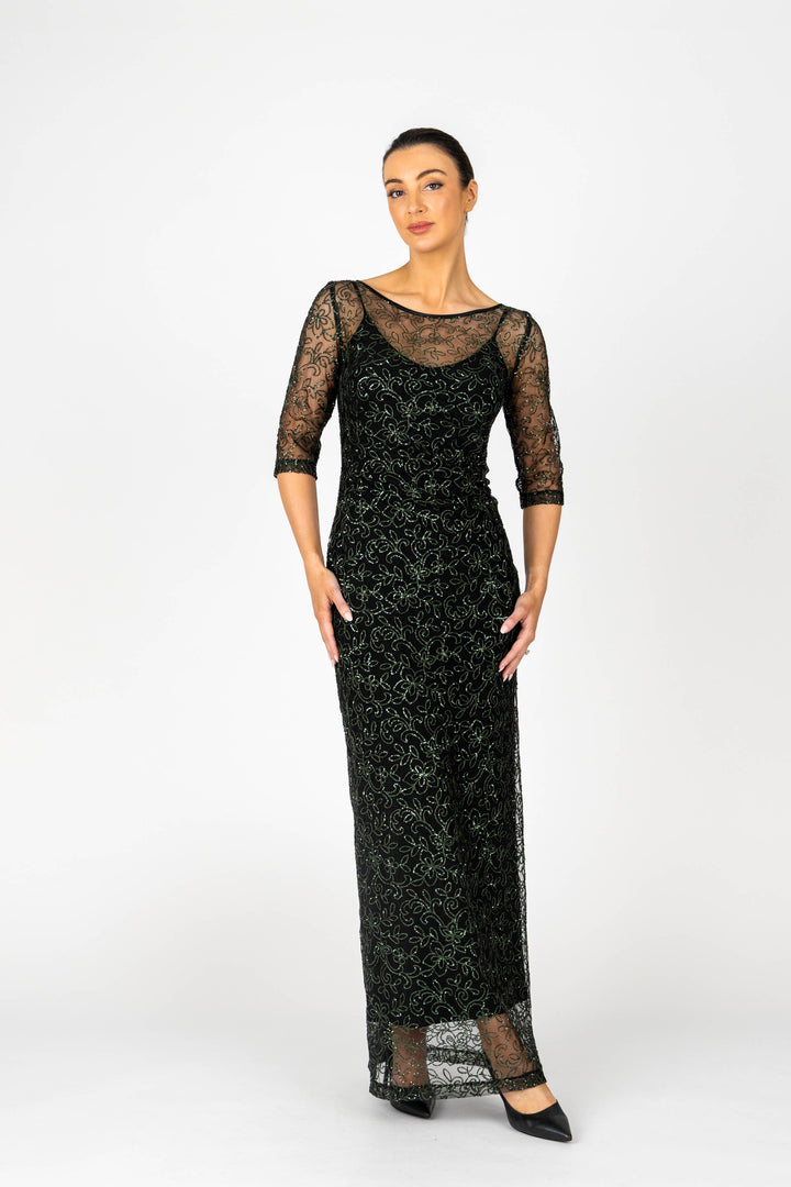 JOSEPHINE 3/4 Sleeve Gown