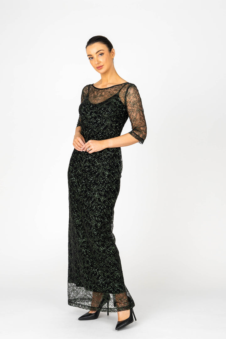 JOSEPHINE 3/4 Sleeve Gown