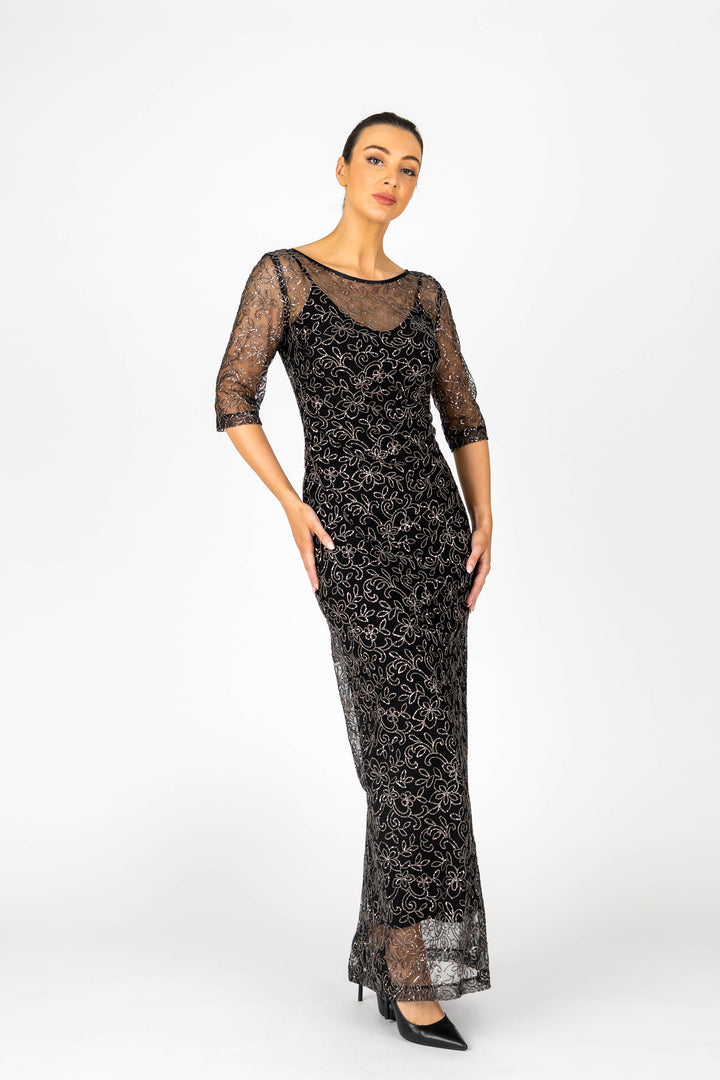 JOSEPHINE 3/4 Sleeve Gown