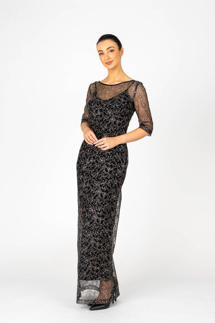 JOSEPHINE 3/4 Sleeve Gown