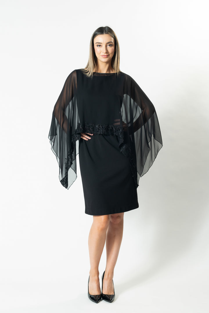 MIM Trimmed Silk Cube Capelette