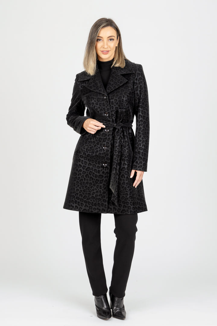 PANTHER Short Trench Coat