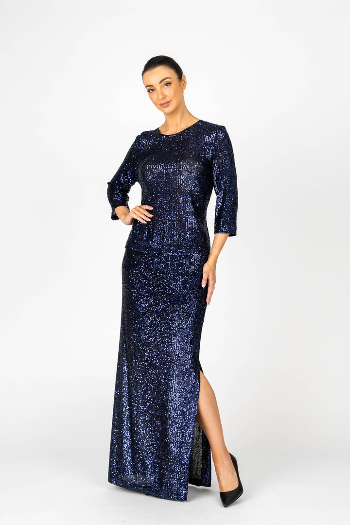 SHOWGIRL Sequin Split Maxi Skirt