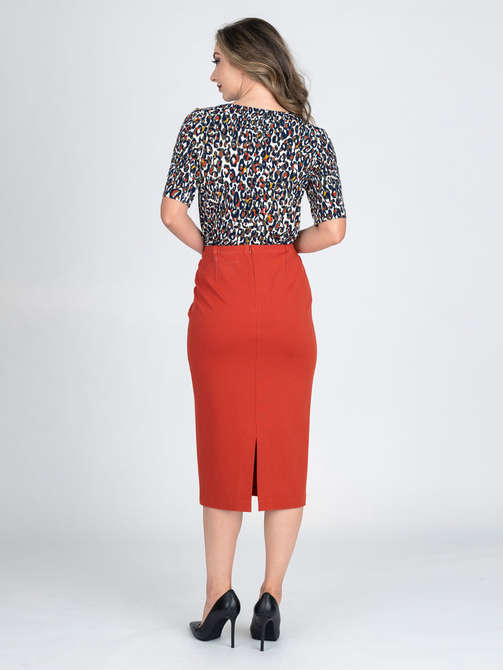 ALASKA Ponte Pencil Skirt