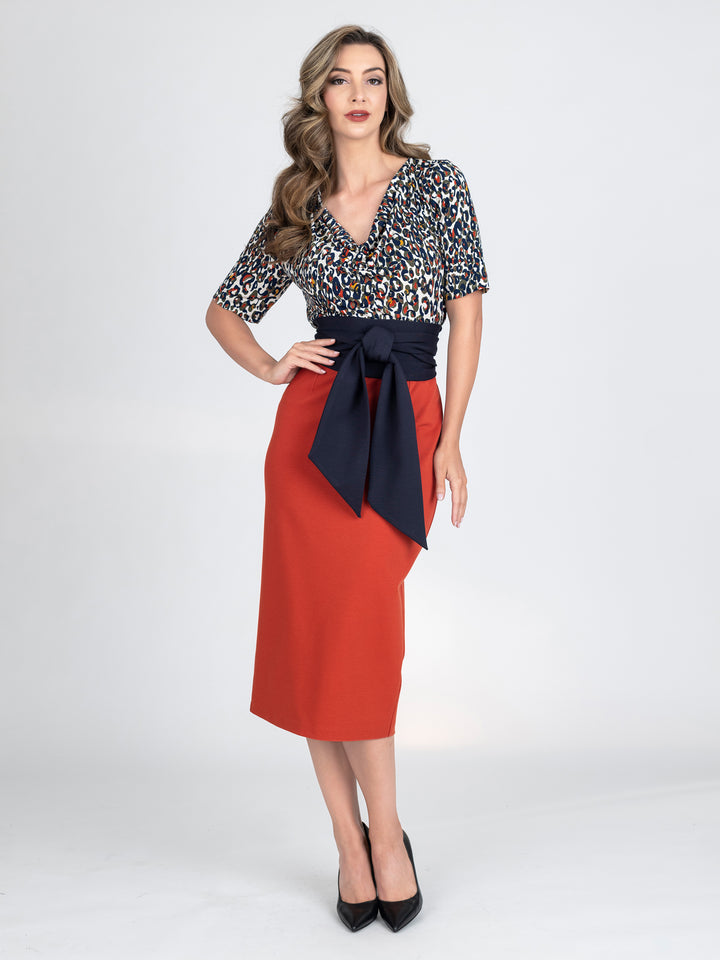 ALASKA Ponte Pencil Skirt