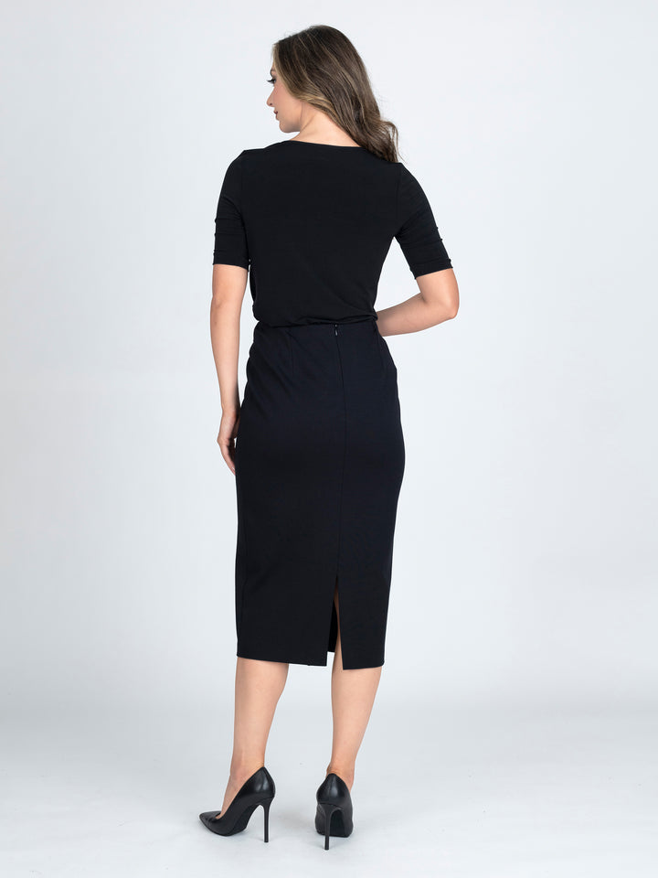 ALASKA Ponte Pencil Skirt