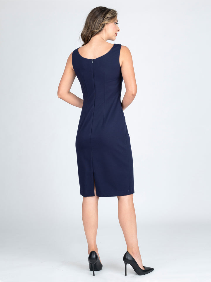 ALASKA Boat Neck Suit Dress