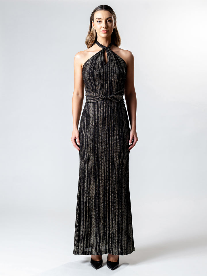 MIAMI Halter Evening Gown