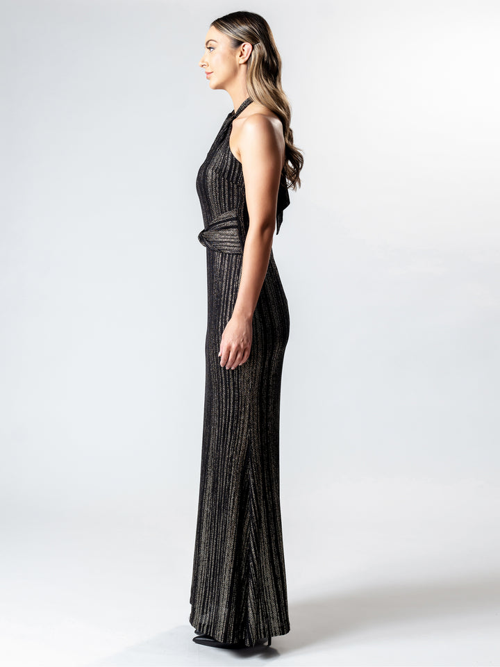 MIAMI Halter Evening Gown