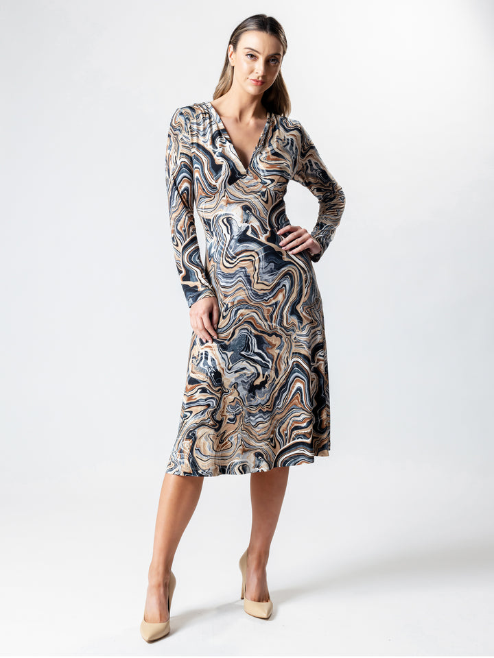 OASIS Panelled A-Line Dress