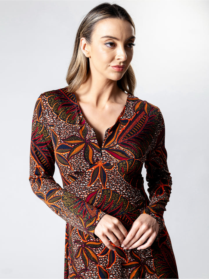 OASIS Panelled A-Line Dress