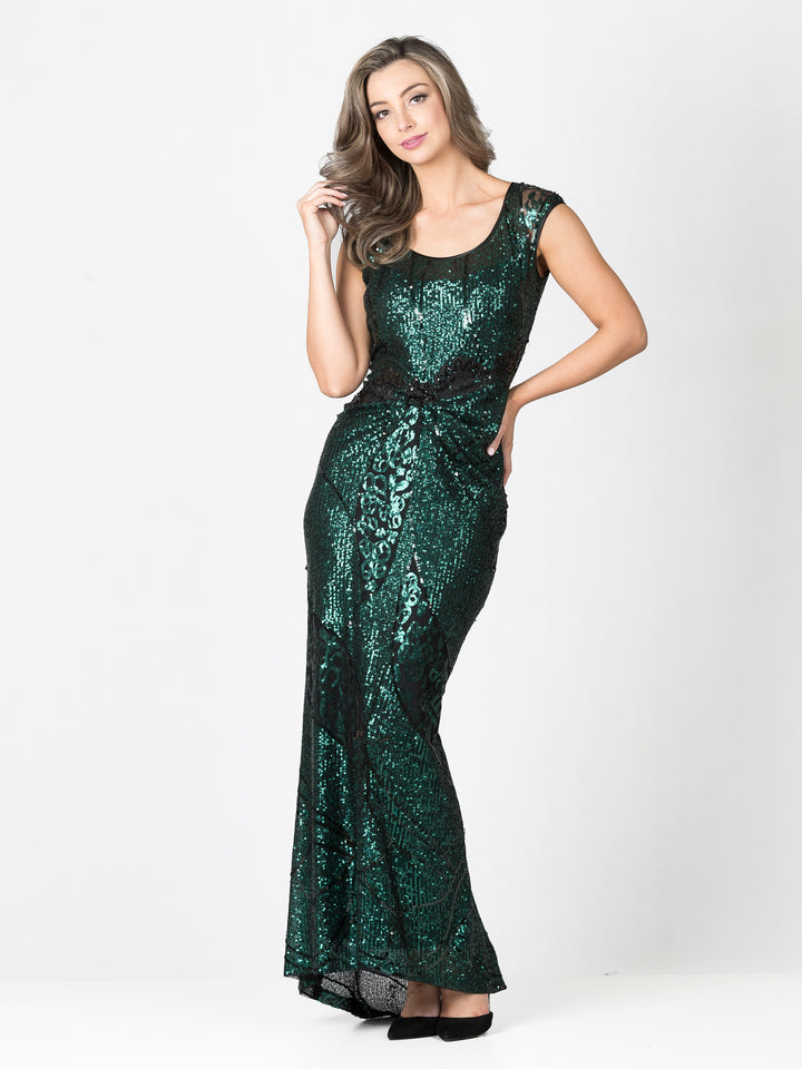 KEIRA Cap Sleeve Gown