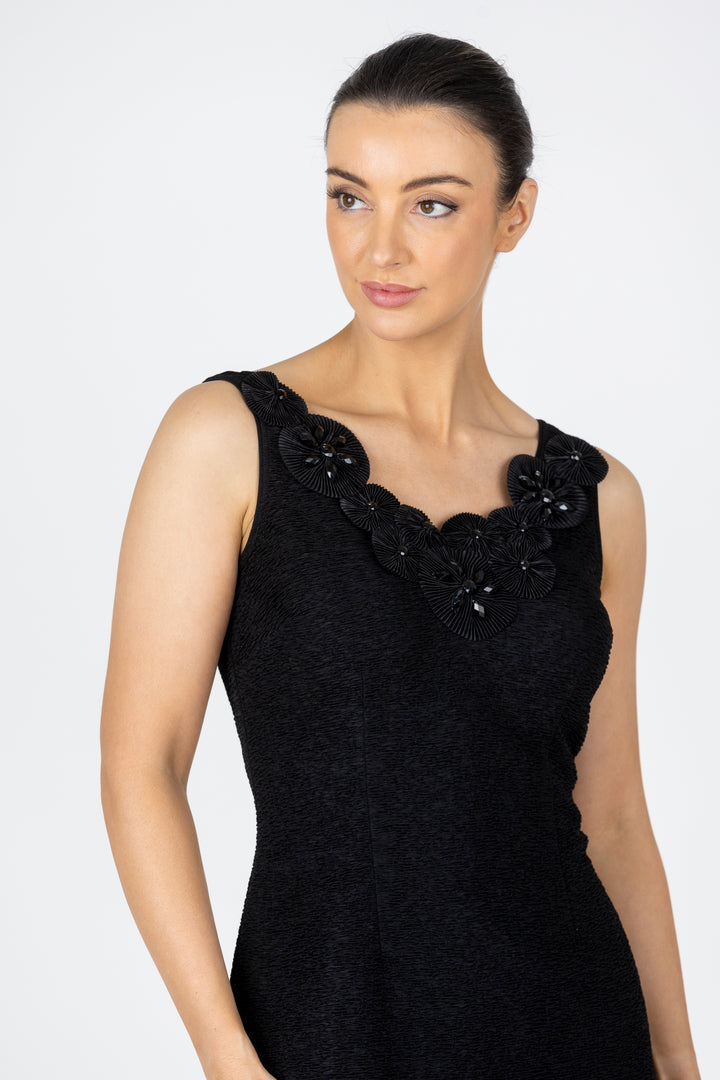 COMO Trimmed V-Neck Dress