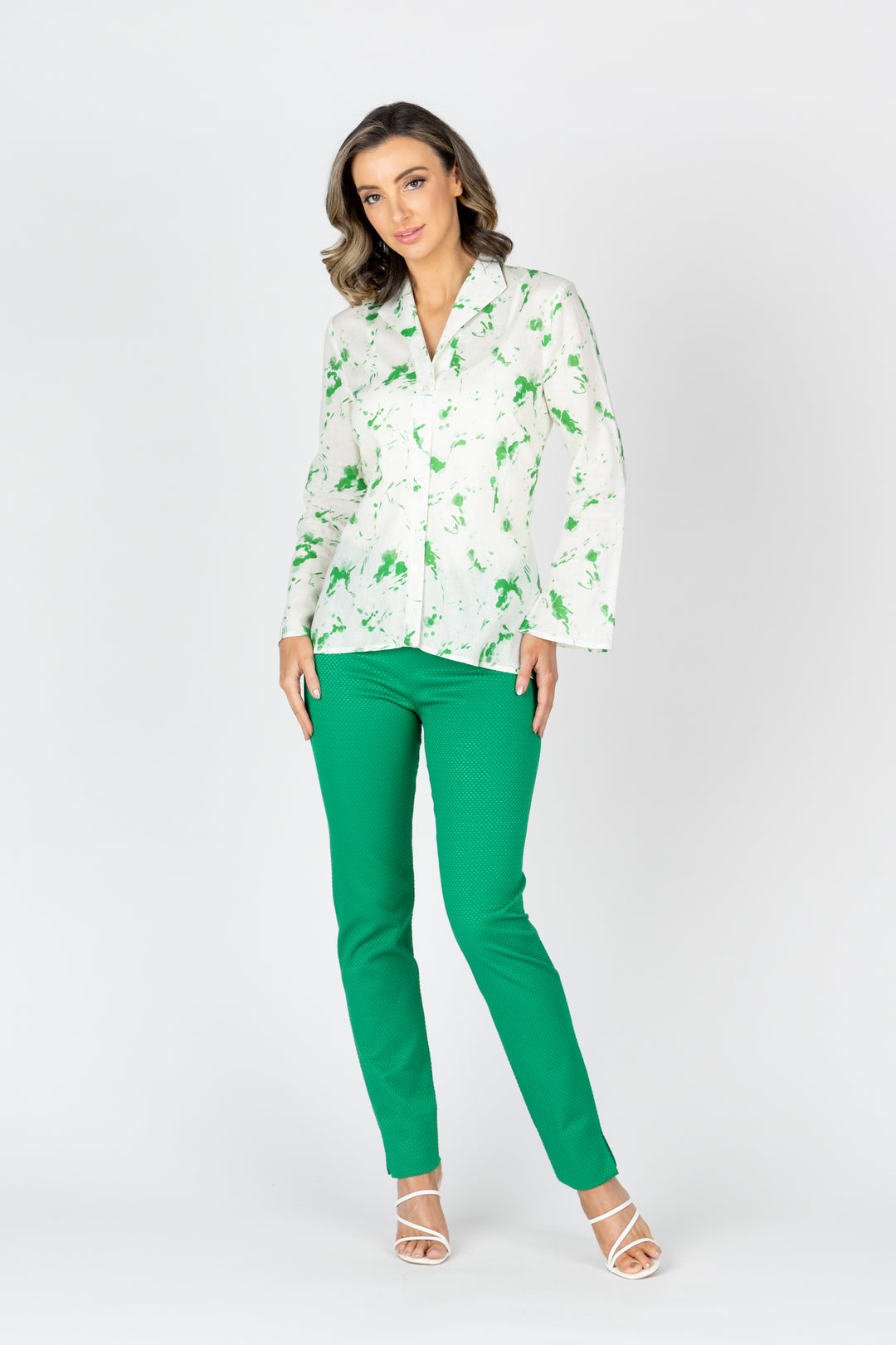 APPLETINI Fitted Split Sleeve Shirt