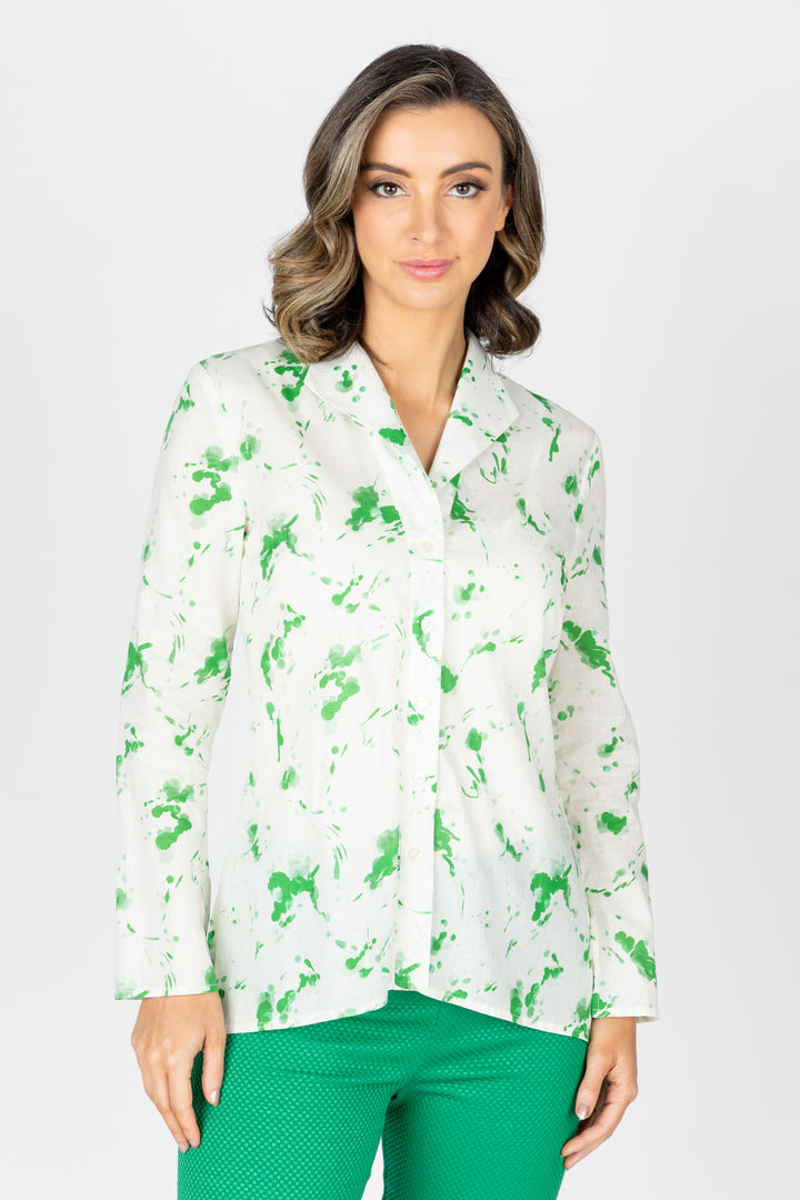 APPLETINI Fitted Split Sleeve Shirt