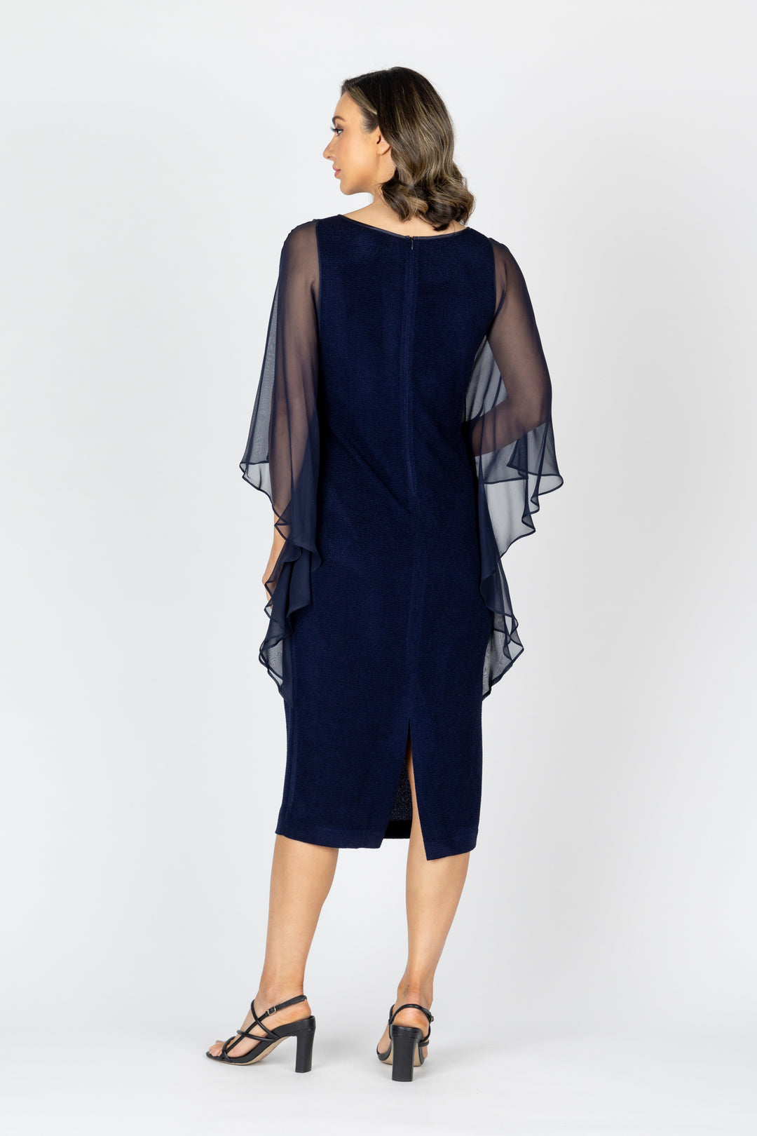 ARIA Drape Sleeve Dress