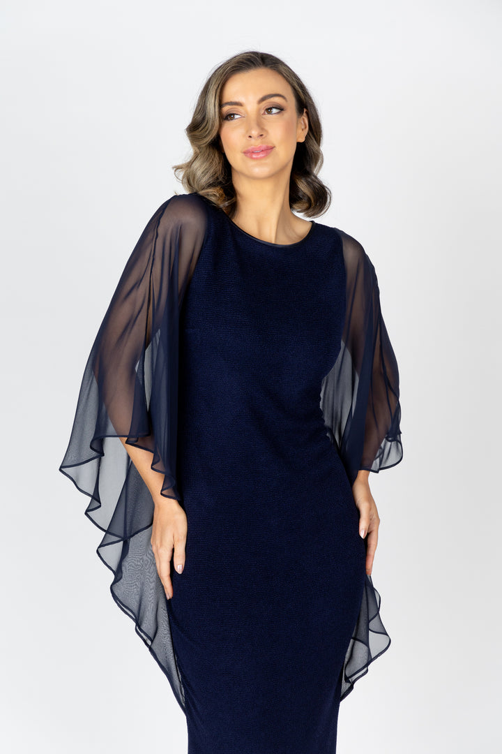 ARIA Drape Sleeve Dress