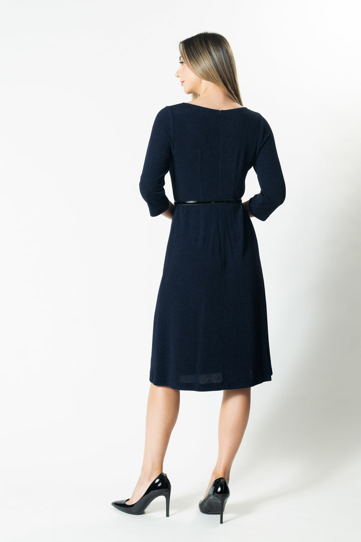 ARIA 3/4 Sleeve A-Line Dress