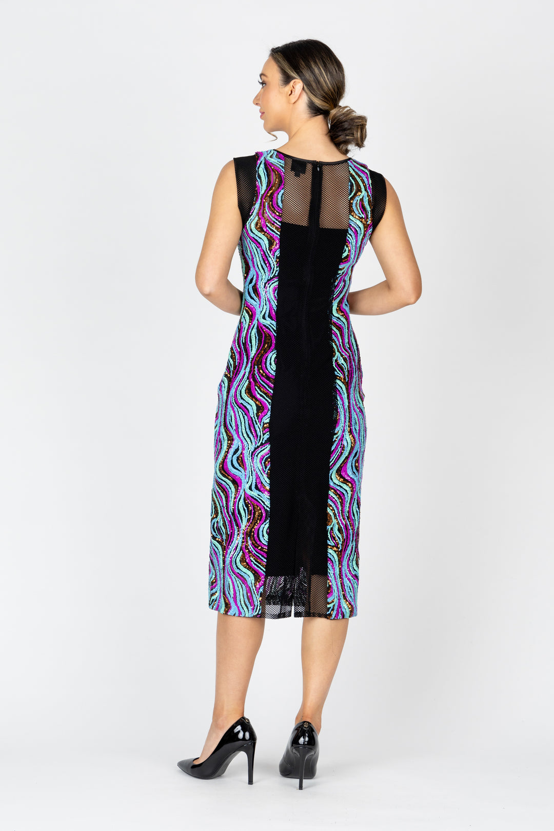 sequin dress melbourne Lisa Barron | ARIEL Cap Sleeve Sequin Dress