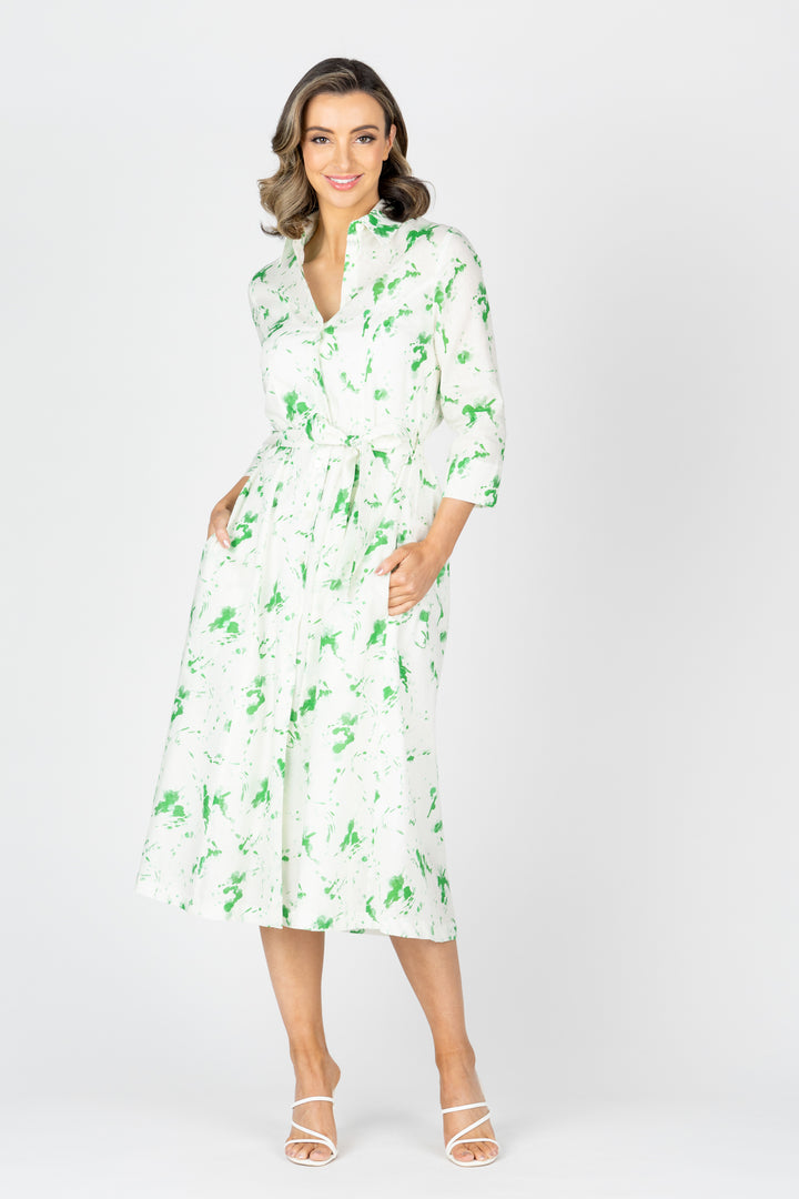 APPLETINI 3/4 Sleeve Shirt Dress