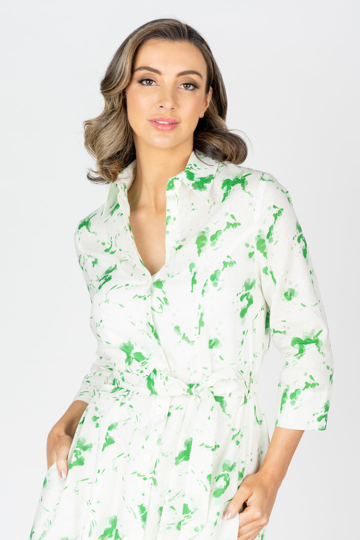 APPLETINI 3/4 Sleeve Shirt Dress