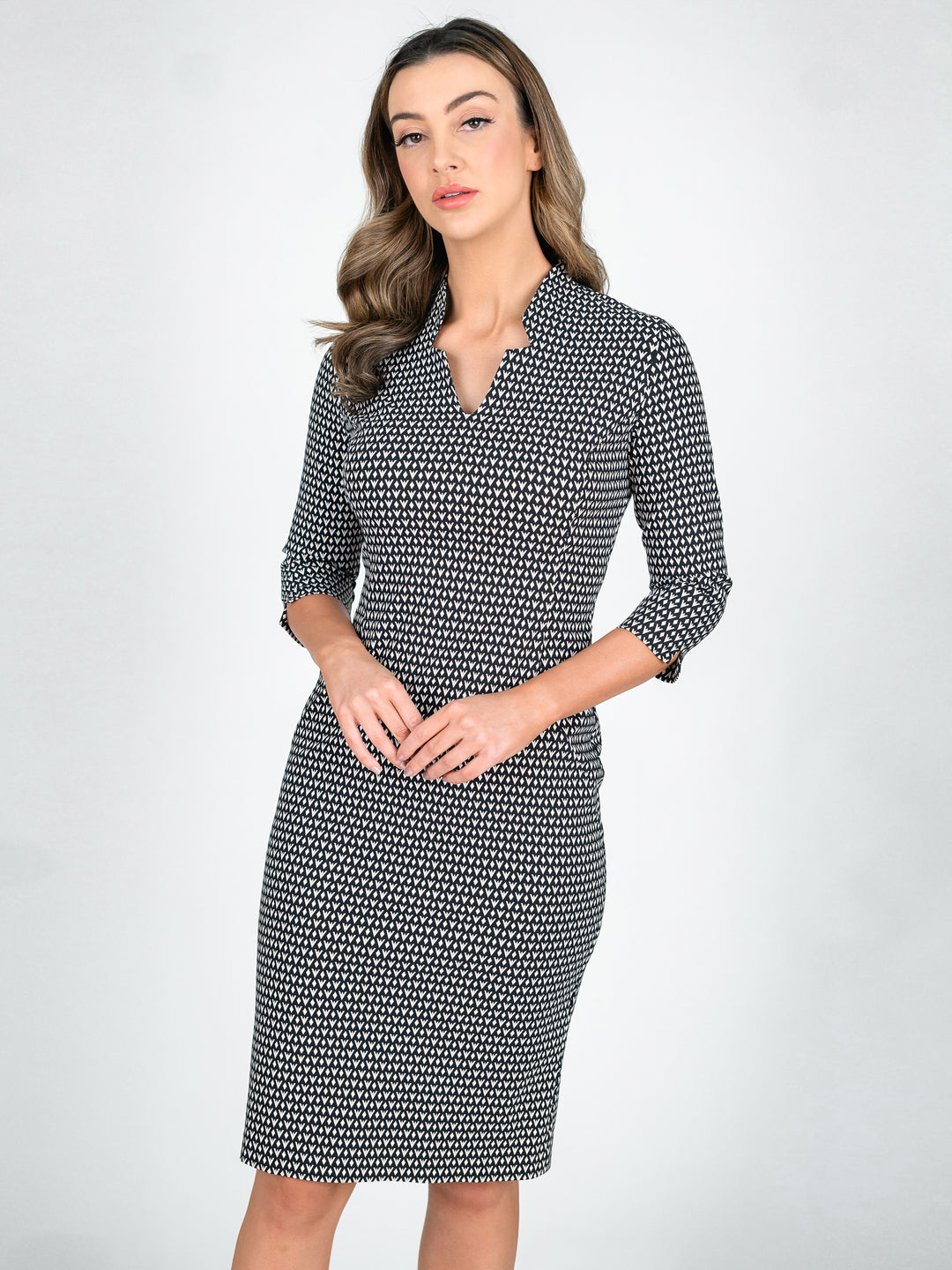 BEWITCHED 3/4 Sleeve Suit Dress
