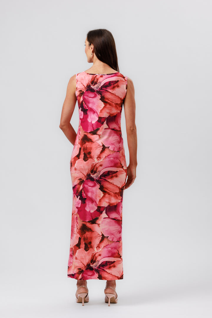 CELESTE Side Split Maxi Dress