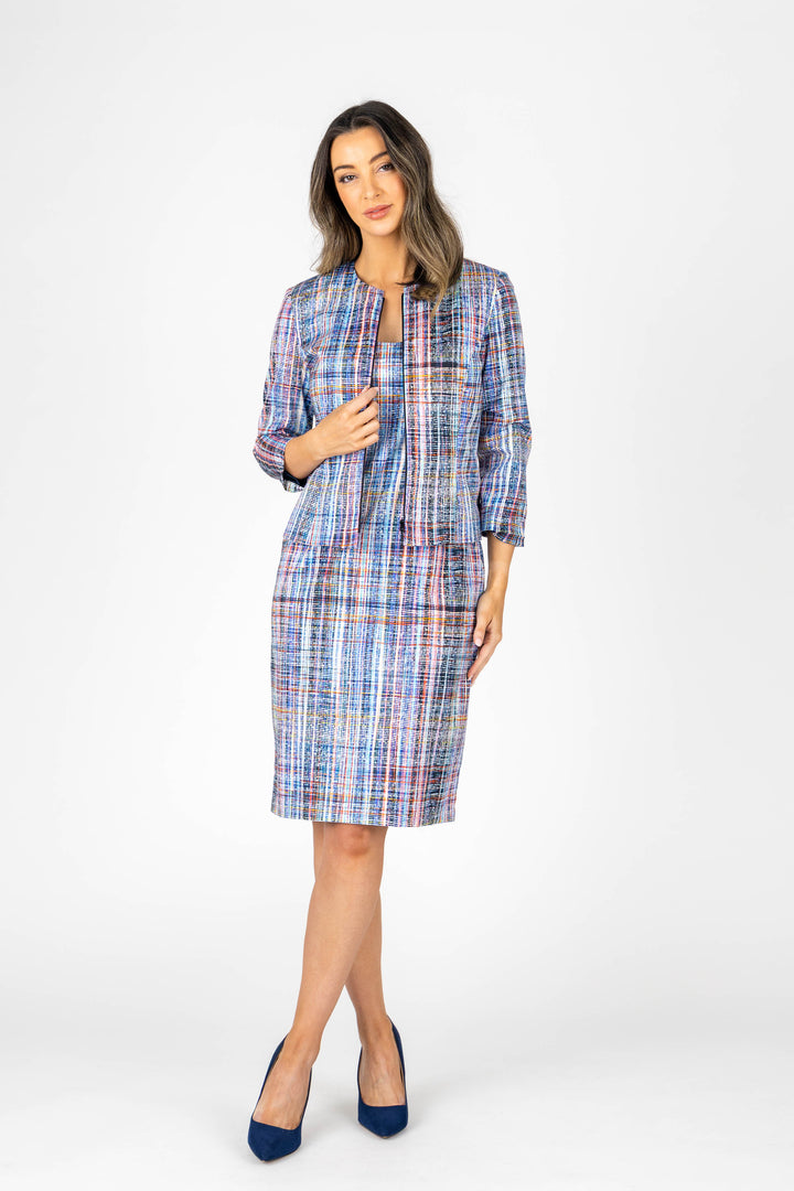 CODED Curved Neck Dress