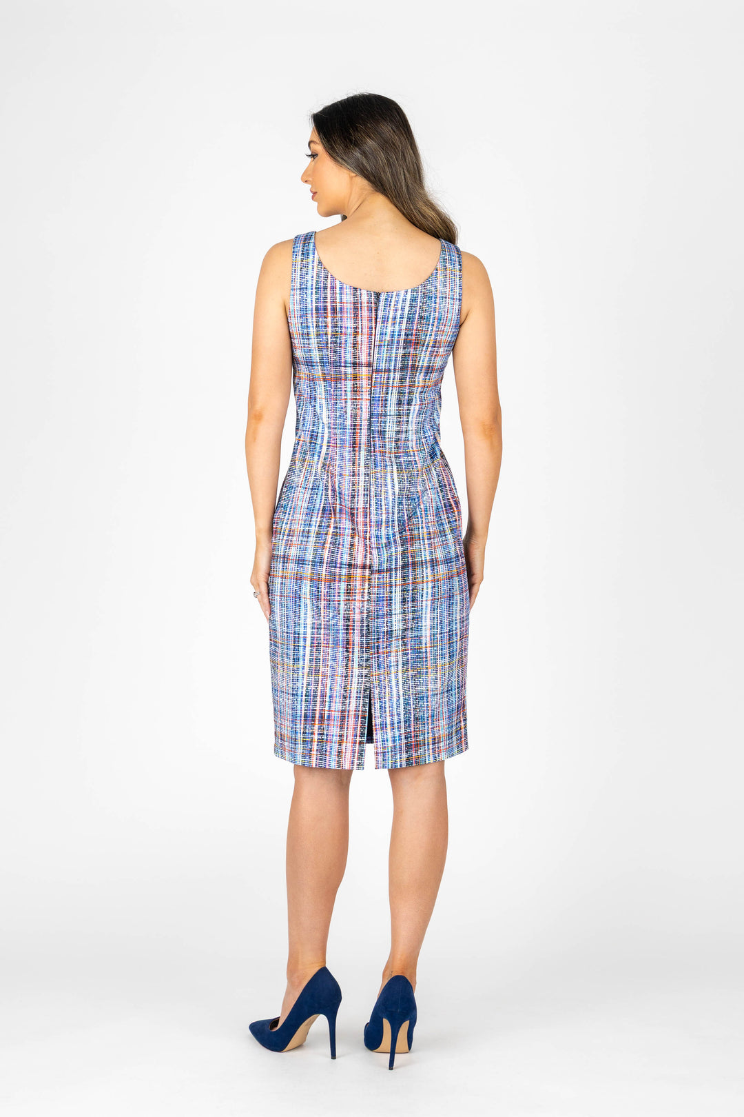 CODED Curved Neck Dress