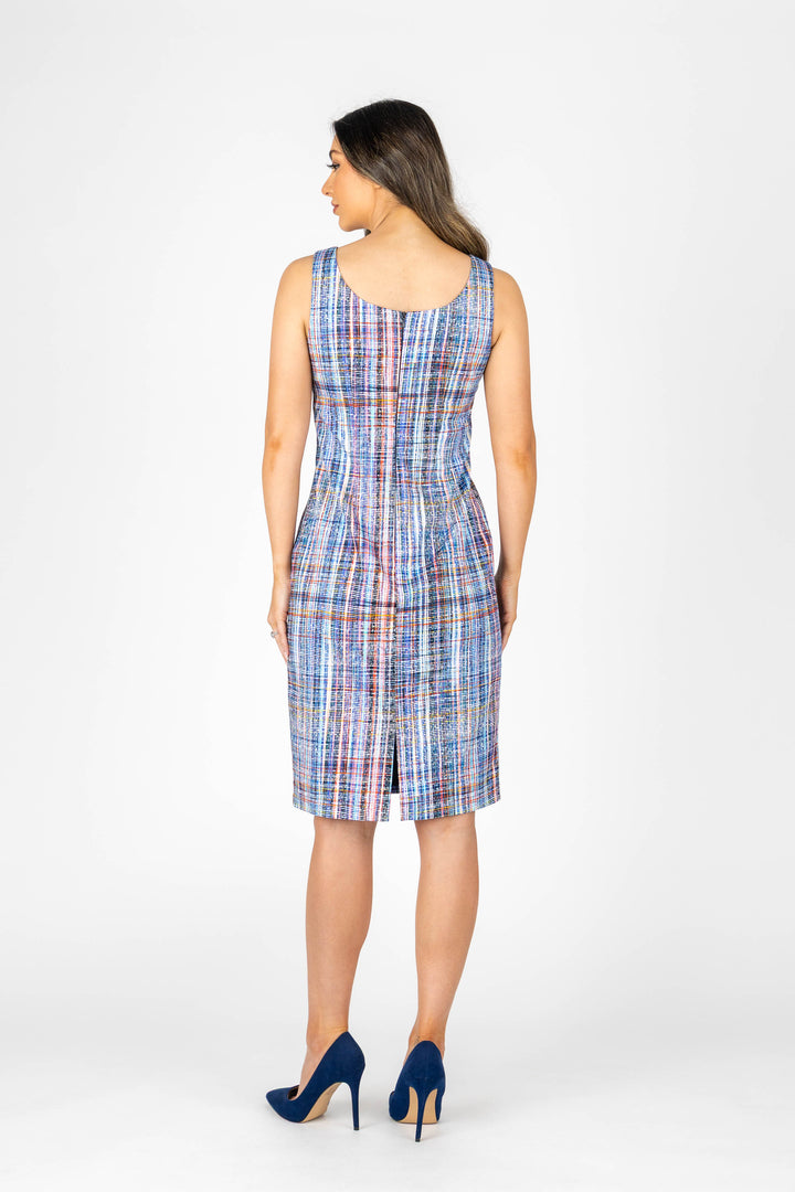 CODED Curved Neck Dress