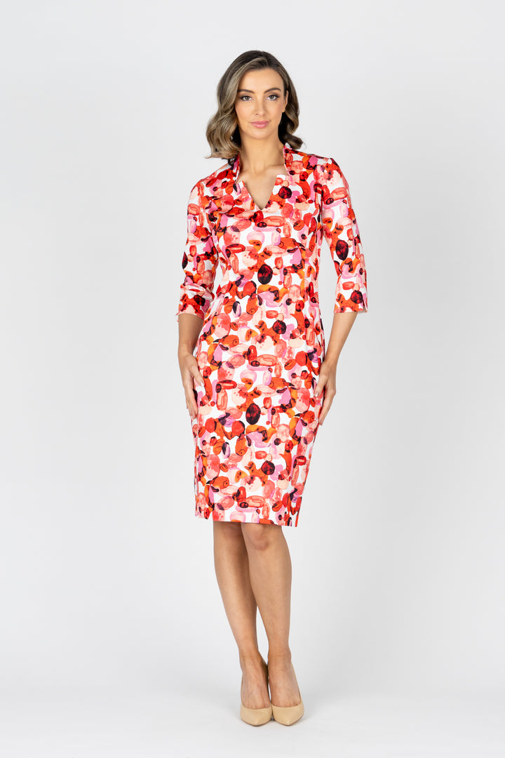 DELIGHT 3/4 Sleeve Suit Dress