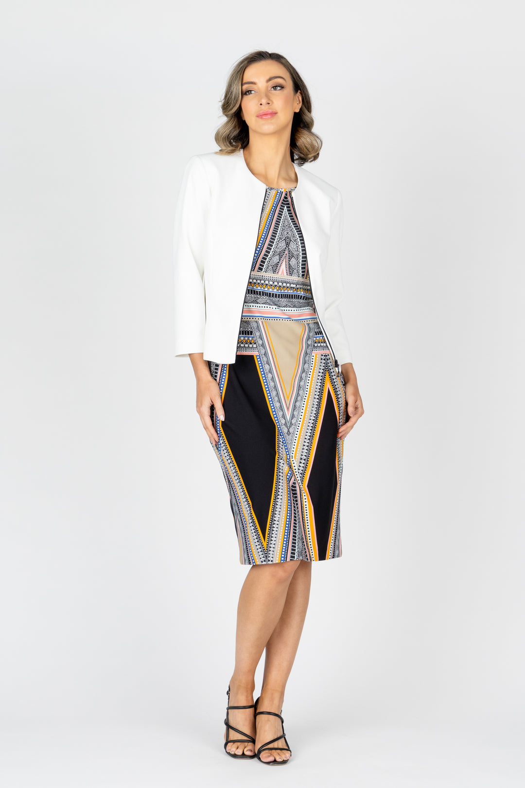 ELIXIR Boat Neck Dress