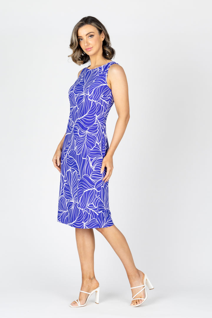 ELIXIR Boat Neck Dress