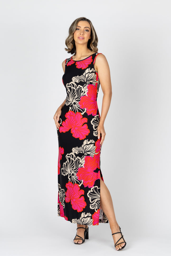 ELIXIR Side Split Maxi Dress