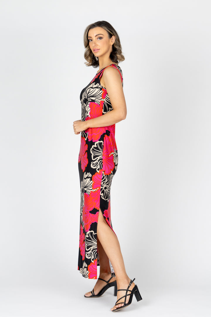 ELIXIR Side Split Maxi Dress