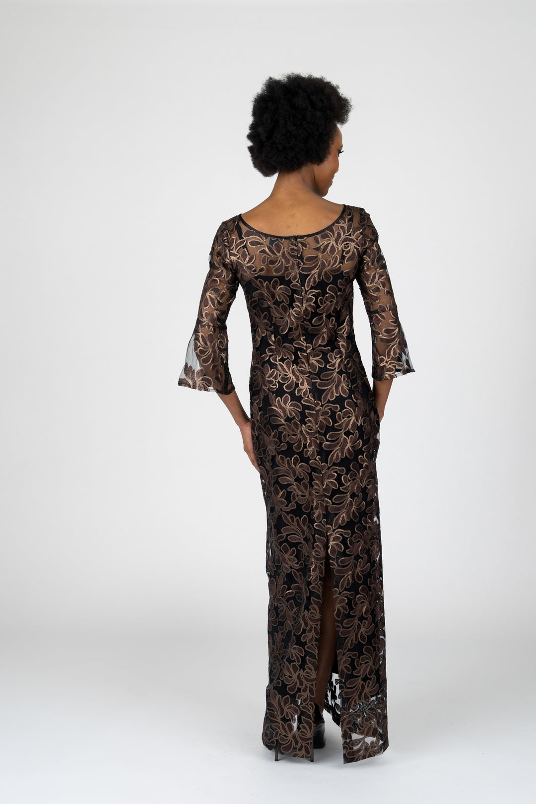 ELYSE 3/4 Sleeve Gown
