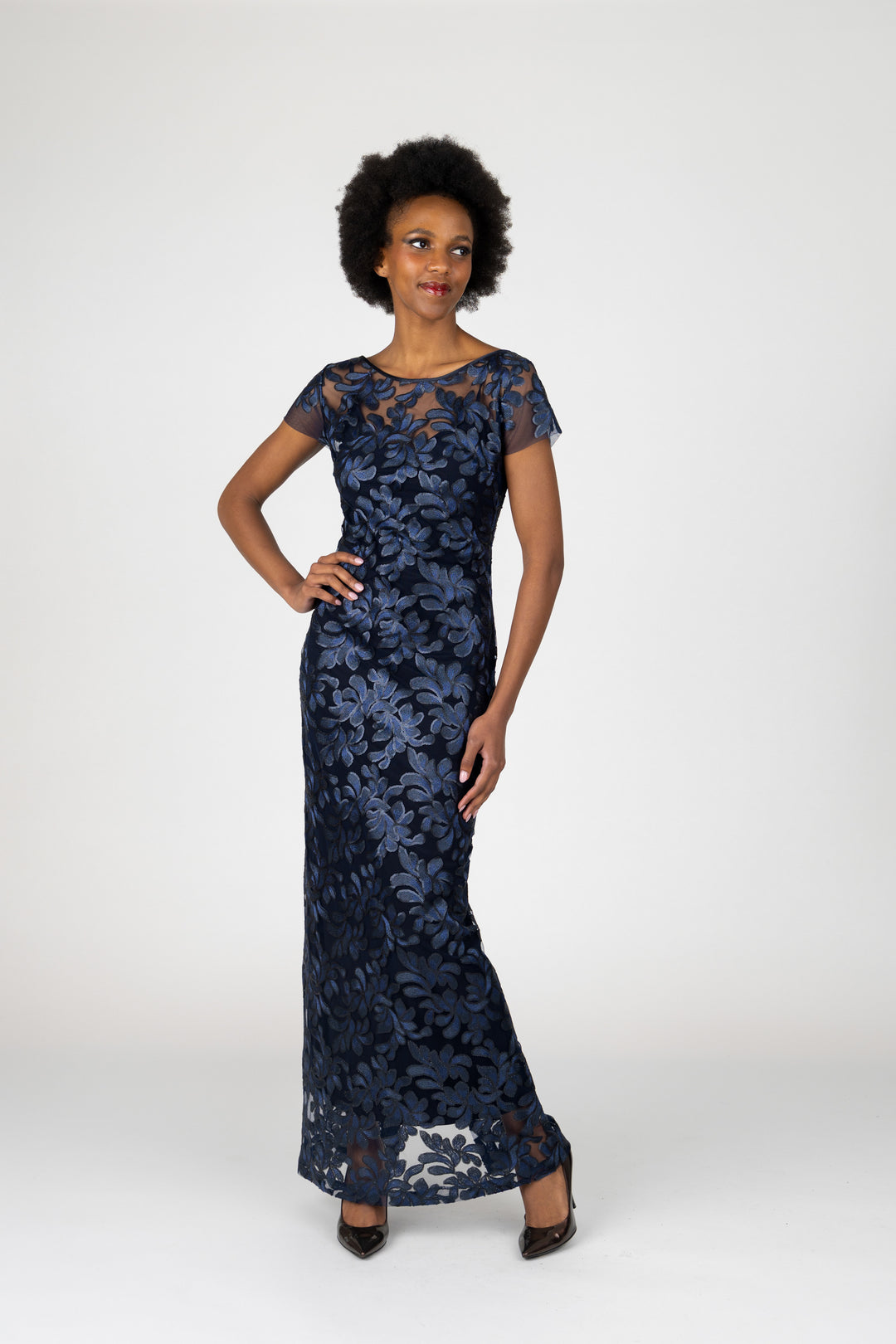 ELYSE Cap Sleeve Gown