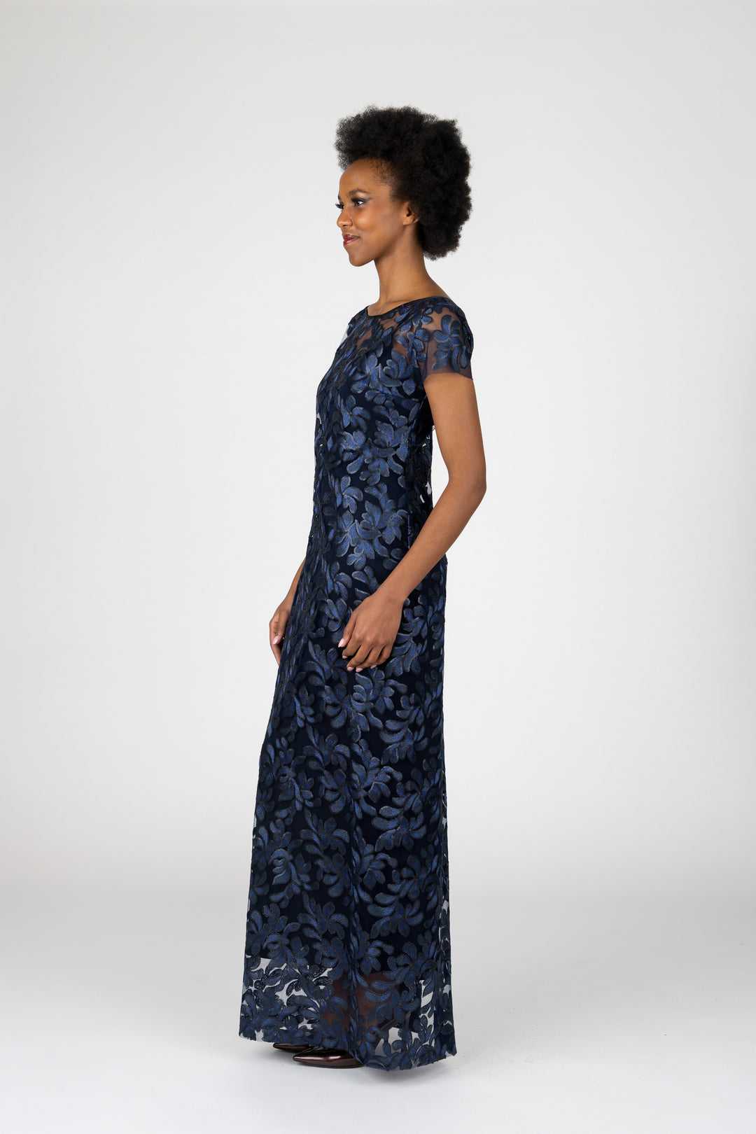 ELYSE Cap Sleeve Gown
