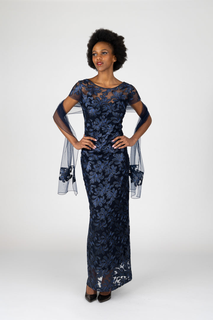 ELYSE Cap Sleeve Gown