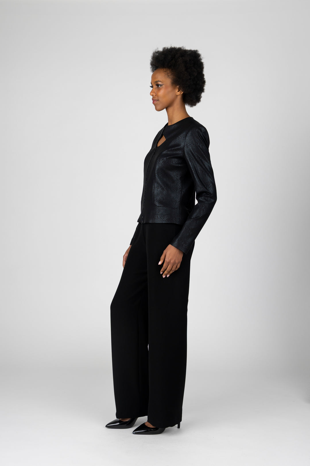 EVIE Cut Out Zip Jacket