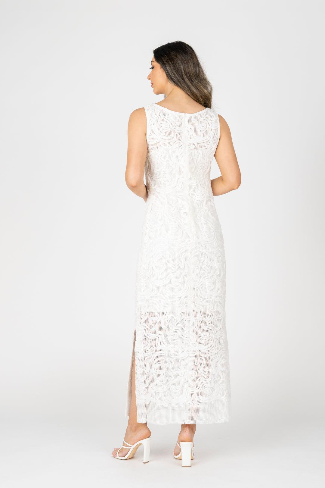 APPLETINI Mesh Maxi Dress