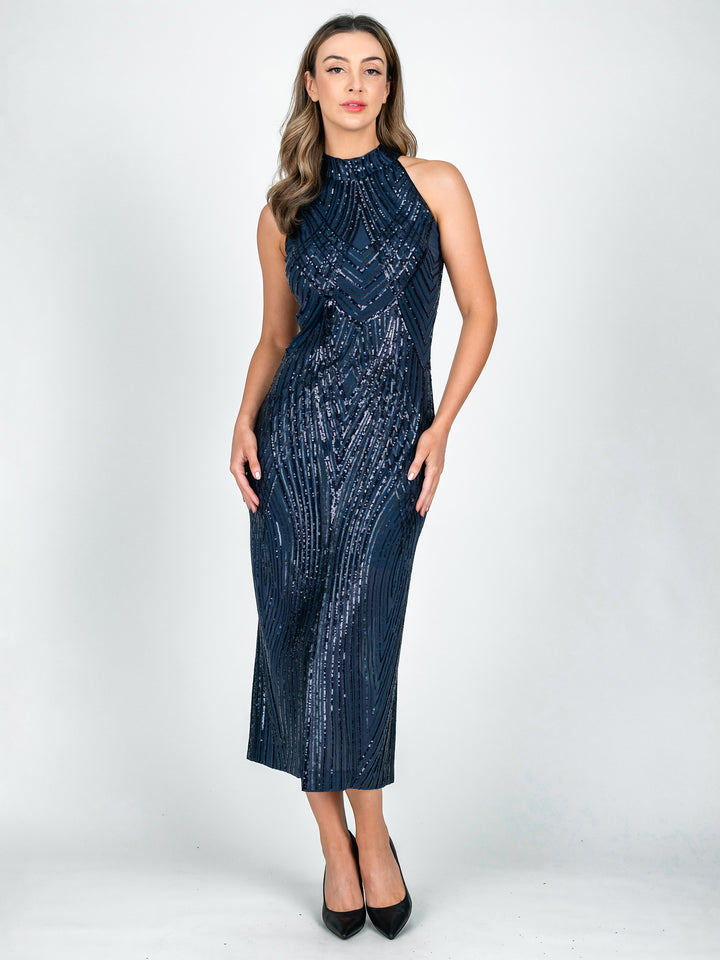 GALA Polo Neck Evening Gown