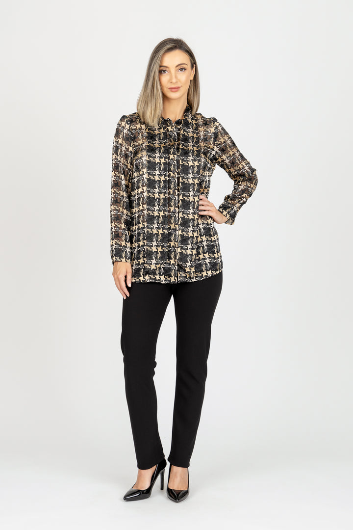 JIGSAW Tie Front Long-Line Shirt