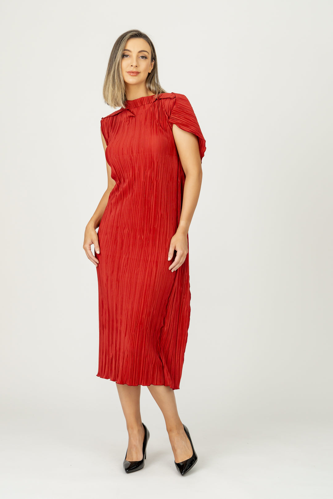 KYOTO Pleat Wave Dress