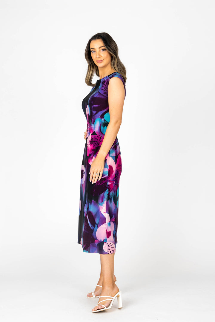 LOTUS Cap Sleeve A-Line Dress